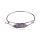 Hexagon Prism Amethyst Natural Gem Bracelet Bracelet